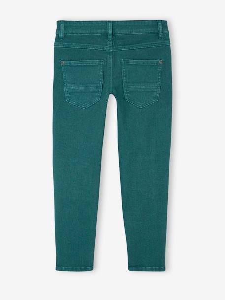 Slim garçon couleur morphologique MEDIUM argile+beige+bleu nuit+noir+tomette+vert émeraude 26 - vertbaudet enfant 