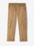 Pantalon droit cargo droit morphologique tour de hanches médium bleu nuit+sable 11 - vertbaudet enfant 