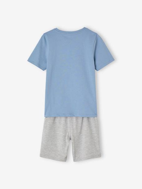 Lot de 2 pyjashorts garçon requins bleu ciel 10 - vertbaudet enfant 