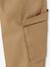 Pantalon droit cargo droit morphologique tour de hanches médium bleu nuit+sable 15 - vertbaudet enfant 