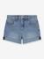 Short en jean Girlfriend shorts LEVI'S bleu+denim bleached 1 - vertbaudet enfant 