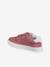 Baskets scratchées cuir enfant collection maternelle blanc+framboise 10 - vertbaudet enfant 