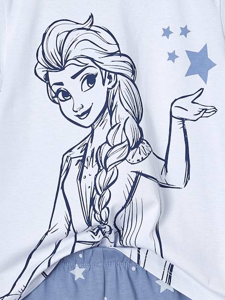 Pyjashort Disney Reine des neiges Elsa et les étoiles fille bleu ciel 5 - vertbaudet enfant 