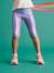 Ensemble sport tee-shirt + cycliste irisé fille lilas 9 - vertbaudet enfant 