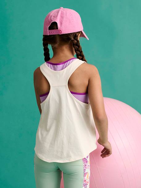 Lot débardeur + brassière sport fille écru 11 - vertbaudet enfant 