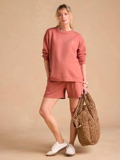 -Ensemble grossesse "Cool Mom" sweat et short en molleton