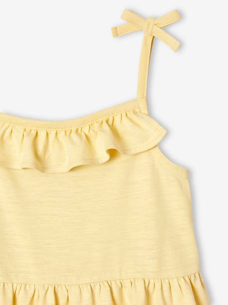 Lot de 2 robes fille à bretelles marine+vert sauge 10 - vertbaudet enfant 