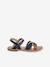 Sandales brides fantaisie cuir enfant lot bleu 2 - vertbaudet enfant 