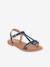 Sandales cuir fille Badou PAR M. BELARBI argent+beige doré+marine 7 - vertbaudet enfant 