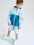 Blouson garçon coupe-vent colorblock bleu moyen+kaki+vert d'eau 9 - vertbaudet enfant 