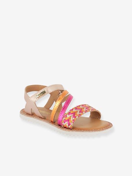 Sandales cuir enfant Iogym BY M. BELARBI rose 1 - vertbaudet enfant 