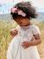 Robe manches courtes boutonnée dos à sequins blanc 7 - vertbaudet enfant 