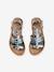 Sandales esprit spartiates cuir enfant collection maternelle argent 4 - vertbaudet enfant 