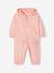 Ensemble sport sweat à capuche zippé + jogging bébé rose pâle 6 - vertbaudet enfant 