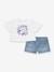 Ensemble top et short bébé LEVI'S blanc 1 - vertbaudet enfant 