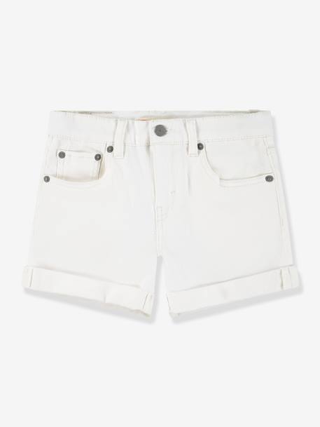 Short en jean Girlfriend shorts LEVI'S bleu+denim bleached+écru 13 - vertbaudet enfant 