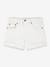 Short en jean Girlfriend shorts LEVI'S bleu+denim bleached+écru 13 - vertbaudet enfant 
