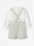 Ensemble bébé chemise et short cérémonie beige+vert sauge 18 - vertbaudet enfant 