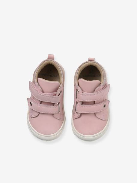Chaussures premiers pas bébé velcro beige imprimé+bleu imprimé+bois de rose+bronze+lot rose+mauve+or+rose+rose imprimé+rose poudré+turquoise+vert imprimé 57 - vertbaudet enfant 