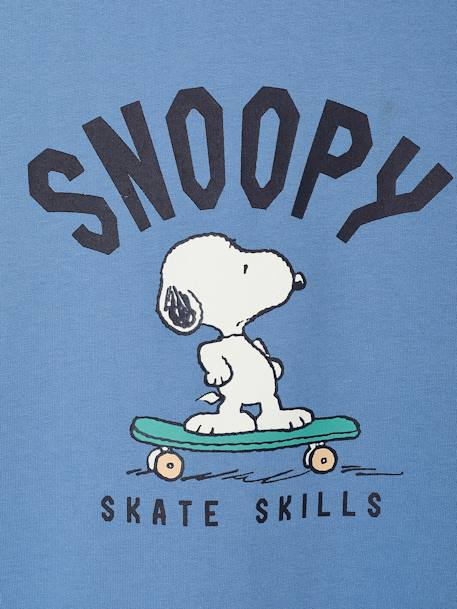 Sweat Snoopy Peanuts Garçon bleu chambray 4 - vertbaudet enfant 