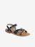 Sandales brides fantaisie cuir enfant collection maternelle lot bleu 1 - vertbaudet enfant 