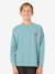 Sweat Raw Energy Crew bleu 1 - vertbaudet enfant 