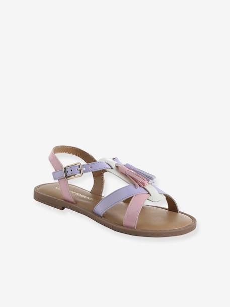 Sandales ouvertes enfant multicolore 1 - vertbaudet enfant 