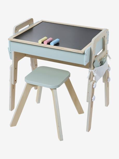 Tableau 5 en 1 en bois FSC® blanc 8 - vertbaudet enfant 