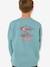 Sweat Raw Energy Crew bleu 4 - vertbaudet enfant 