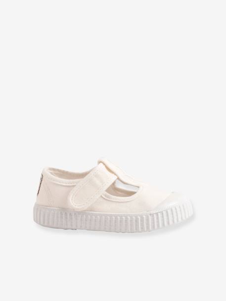 Ballerines enfant Mercedes Lona Tintada blanc 2 - vertbaudet enfant 
