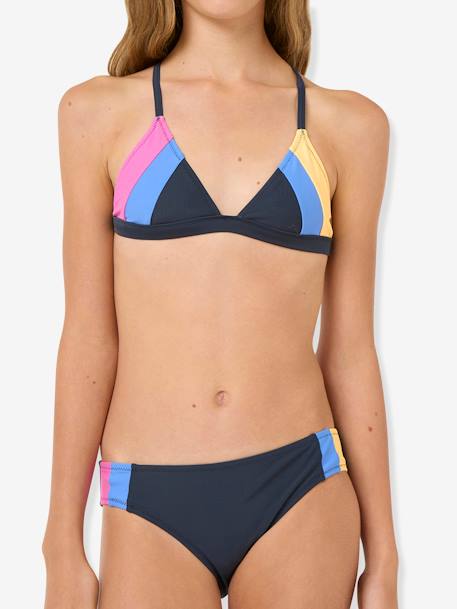 Maillot de bain 2 pièces Block Party marine 2 - vertbaudet enfant 