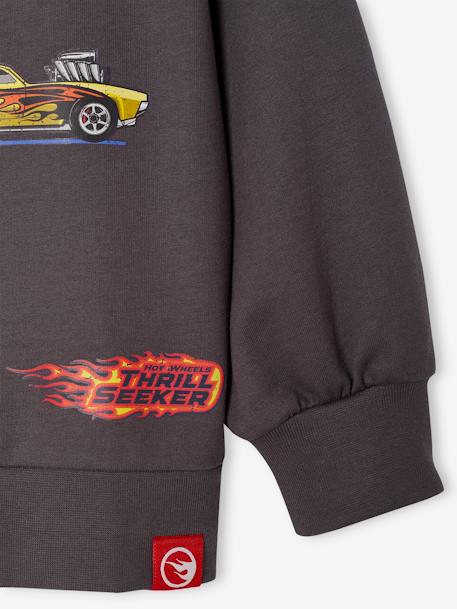 Sweat Hot Wheels Garçon gris 3 - vertbaudet enfant 
