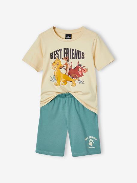 Pyjashort Disney Le roi Lion Simba best friends vert émeraude 1 - vertbaudet enfant 