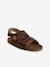 Sandales scratchées cuir enfant camel 1 - vertbaudet enfant 