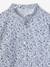 Chemise fleurie à col Mao garçon beige imprimé+bleu imprimé 12 - vertbaudet enfant 