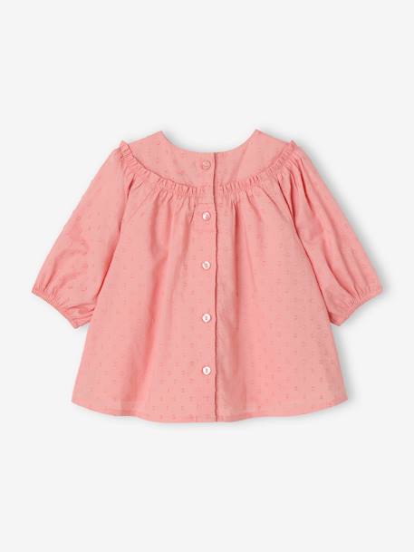 Robe naissance en plumetis rose 2 - vertbaudet enfant 