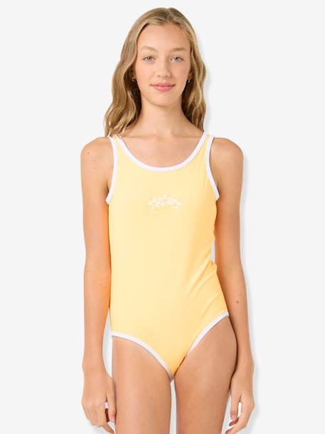 Maillot de bain 1 pièce fille jaune 1 - vertbaudet enfant 