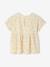 Blouse imprimée en gaze de coton fille beige+bleu grisé+vanille 9 - vertbaudet enfant 
