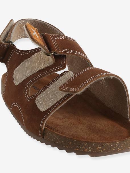 Sandales scratchées cuir enfant camel 6 - vertbaudet enfant 