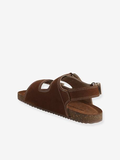 Sandales scratchées cuir enfant camel 3 - vertbaudet enfant 