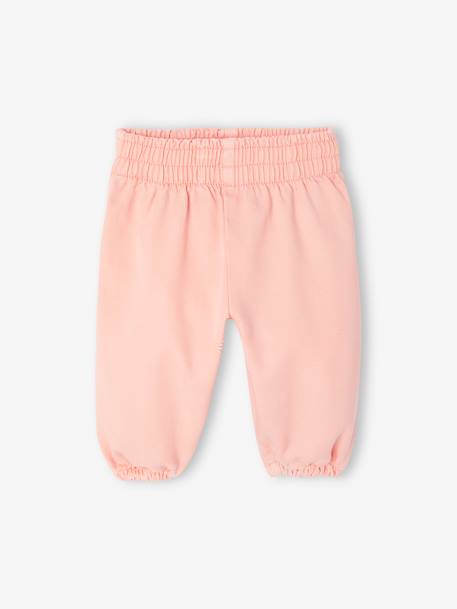 Pantalon en twill bébé fille rose pâle 1 - vertbaudet enfant 