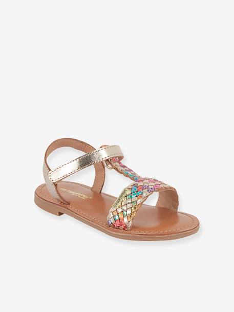 Sandales cuir enfant Bamba BY M. BELARBI multicolore 1 - vertbaudet enfant 
