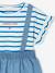 Ensemble t-shirt + jupe à bretelles bébé double stone 5 - vertbaudet enfant 