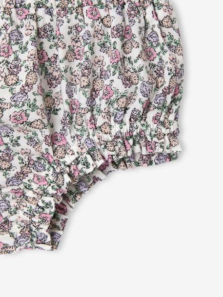 Bloomer naissance imprimé petites fleurs écru 3 - vertbaudet enfant 