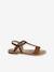 Sandales cuir fille Light gold+marron+marron imprimé 11 - vertbaudet enfant 