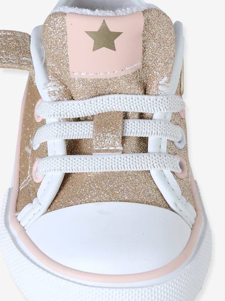 Baskets bébé fille synthétique lacets élastiqués et scratch or 8 - vertbaudet enfant 