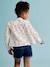 Short en jean fille bleu clair+bleu moyen+denim brut 12 - vertbaudet enfant 