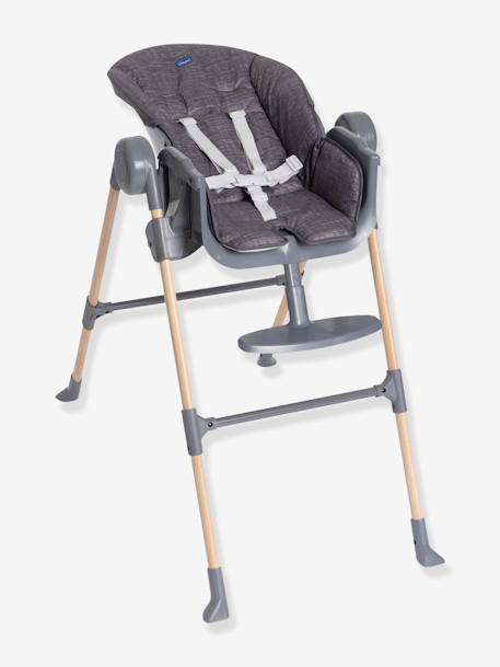 Chaise Haute Polly Essential gris 2 - vertbaudet enfant 
