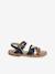 Sandales brides fantaisie cuir enfant collection maternelle lot bleu 2 - vertbaudet enfant 