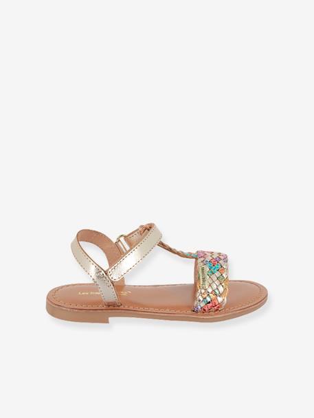Sandales cuir enfant Bamba BY M. BELARBI multicolore 2 - vertbaudet enfant 